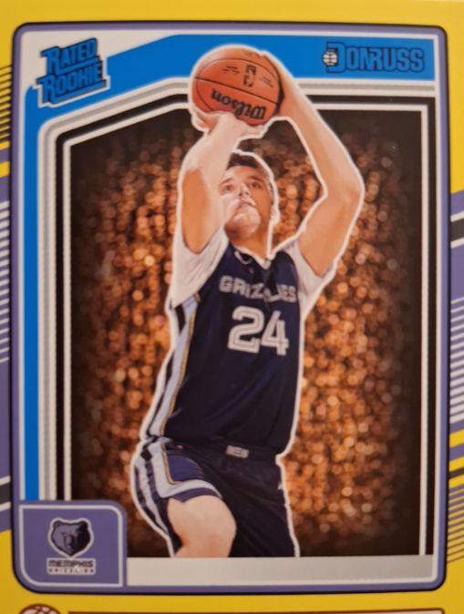 2022 Donruss Rated Rookie #24 Memphis Grizzlies Player — front