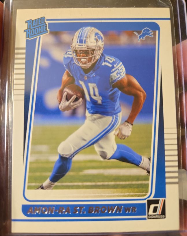 2021 Donruss #14 Amon-Ra St. Brown — front