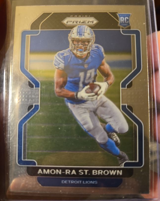 2021 Panini Prizm #248 Amon-Ra St. Brown — front