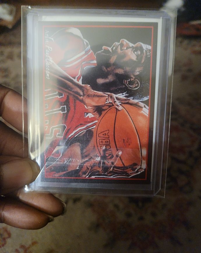 1993 Fleer #1 Michael Jordan — front