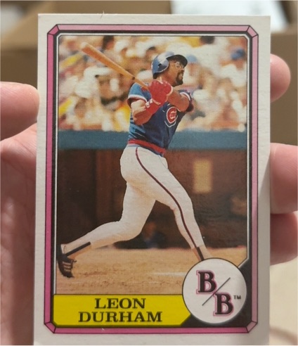 1982 Donruss #1 Leon Durham — front
