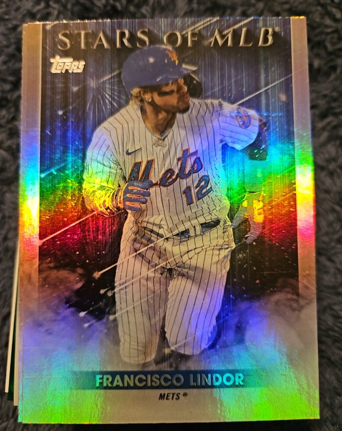 2022 Topps Stars of MLB #ST-12 Francisco Lindor — front