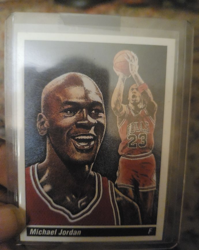 1986 Fleer #1 Michael Jordan — front