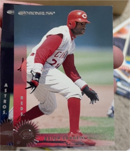 1993 Donruss #21 Dion Sanders — front