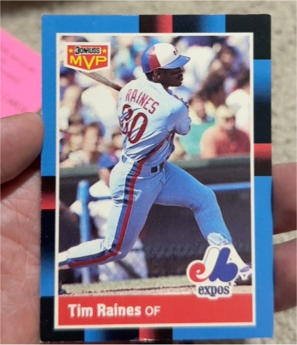 1988 Donruss #30 Tim Raines — front