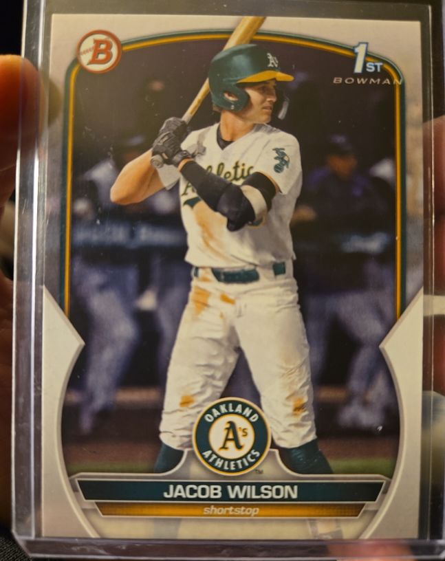2022 Bowman #1 Jacob Wilson — front