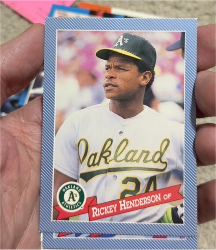 1984 Topps #24 Rickey Henderson — front
