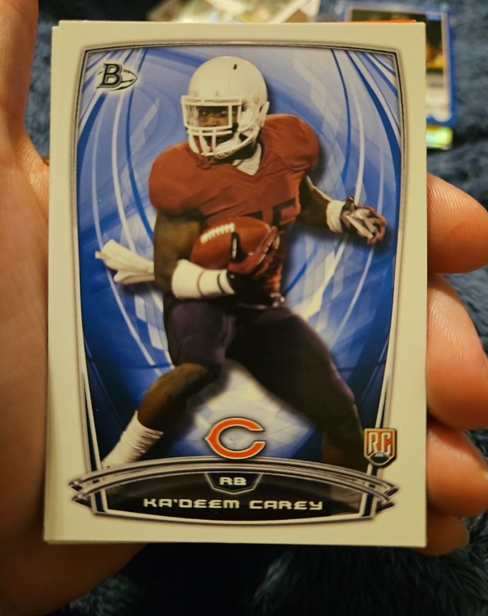 2014 Bowman #RB-KC Ka'Deem Carey — front