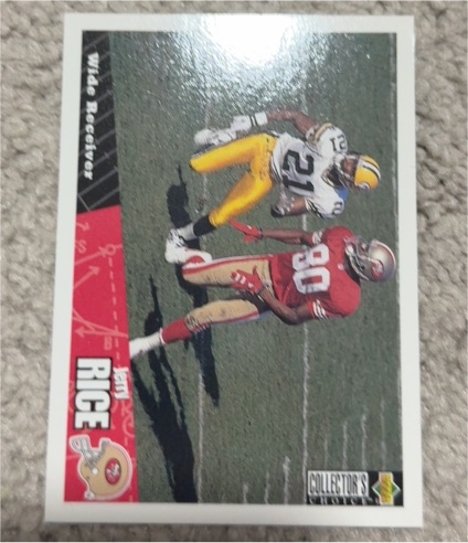1991 Upper Deck #1 Jerry Rice — front