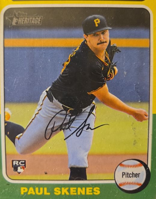2023 Topps Heritage #Paul Skenes — front