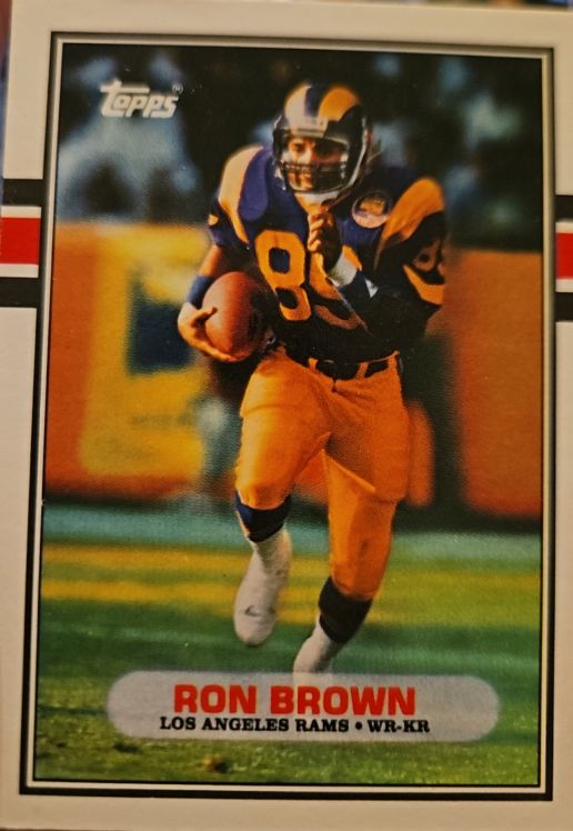 1989 Topps #89 Ron Brown — front