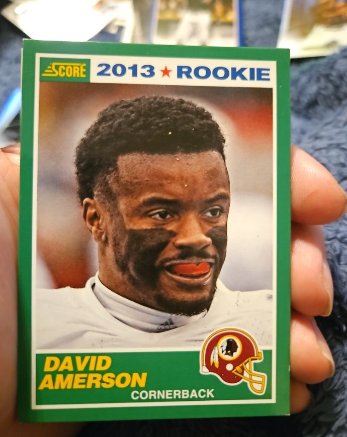2013 Score Rookie #David Amerson — front