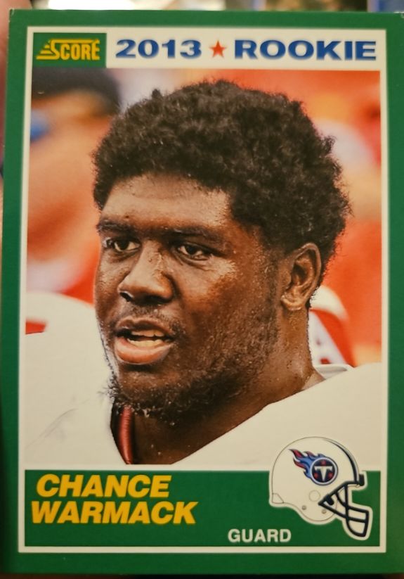 2013 Score Rookie #Chance Warmack — front