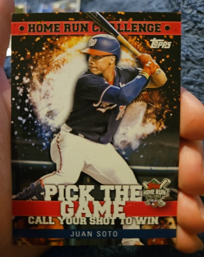 2022 Topps Home Run Challenge #HR-1 Juan Soto — front