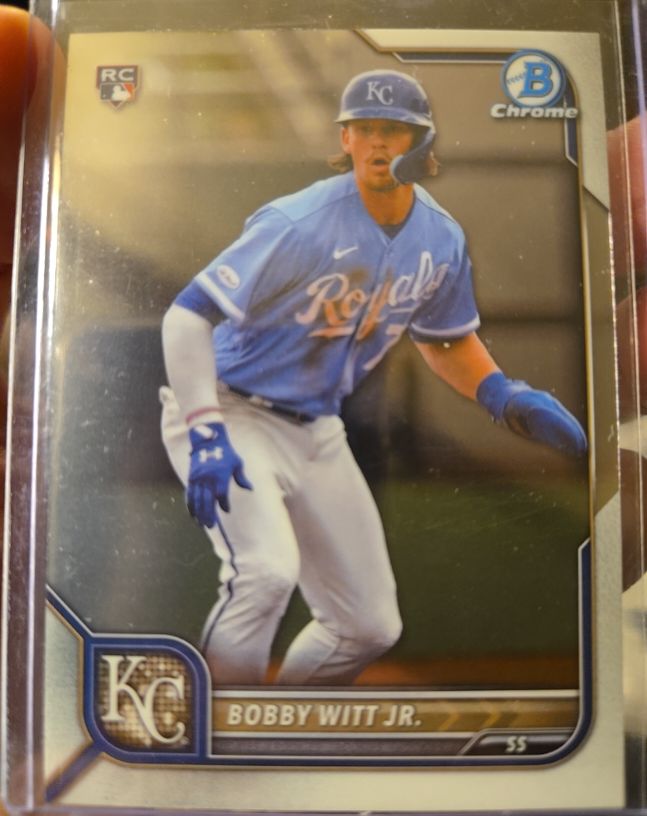 2021 Bowman Chrome #55 Bobby Witt Jr. — front