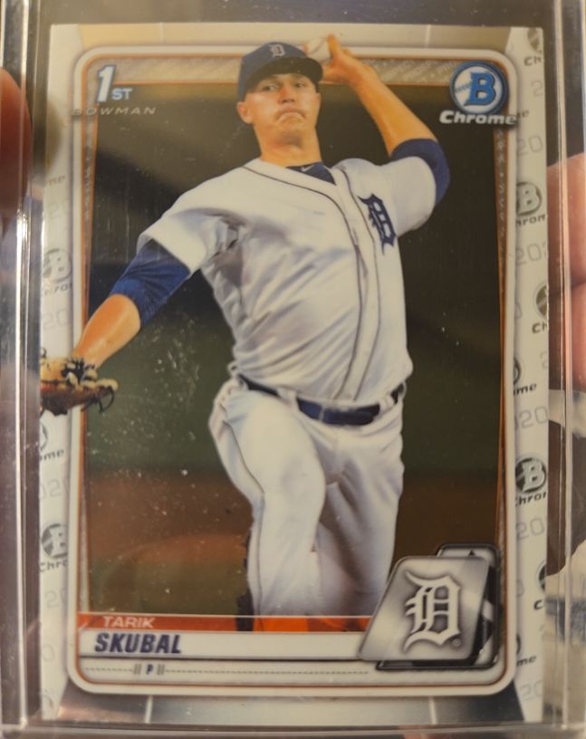 2020 Bowman Chrome #1 Tarik Skubal — front