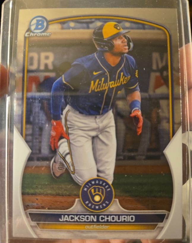 2023 Bowman Chrome #BCP-1 Jackson Chourio — front