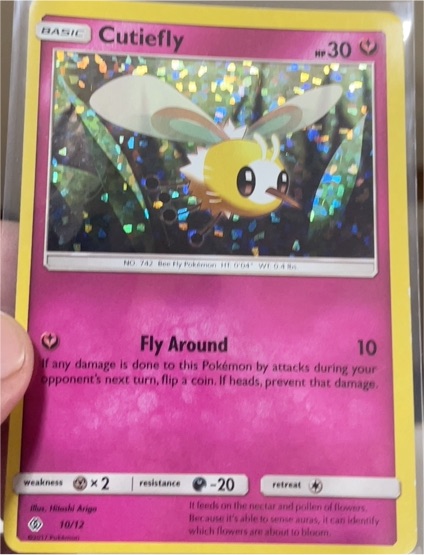2017 Pokémon Sun & Moon #10 Cutiefly — front