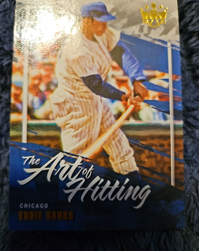 2021 Donruss The Art of Hitting #AH-1 Ernie Banks — front