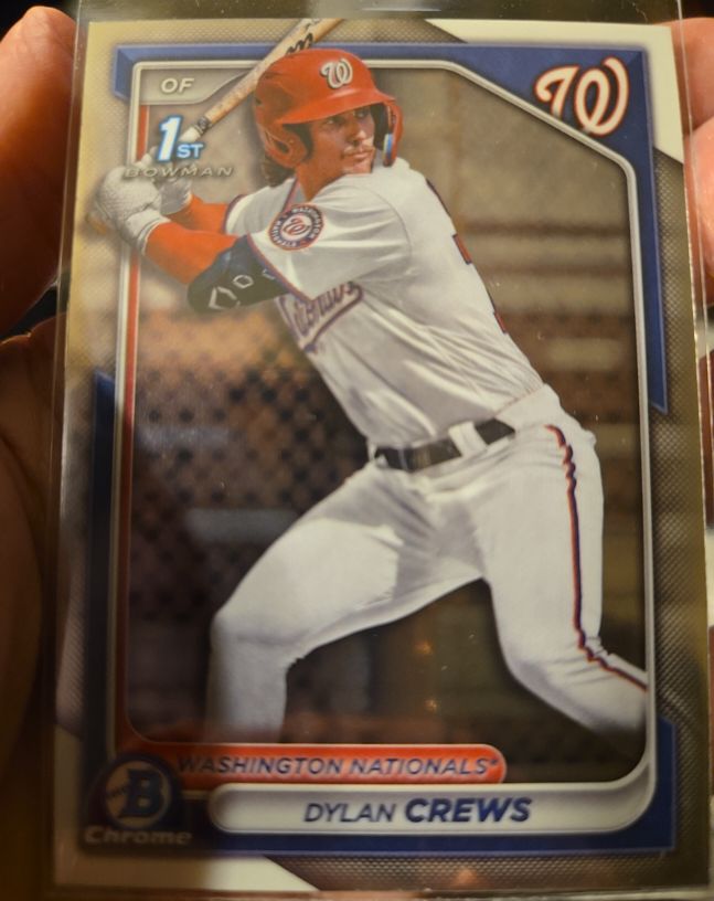 2023 Bowman Chrome #1st Dylan Crews — front