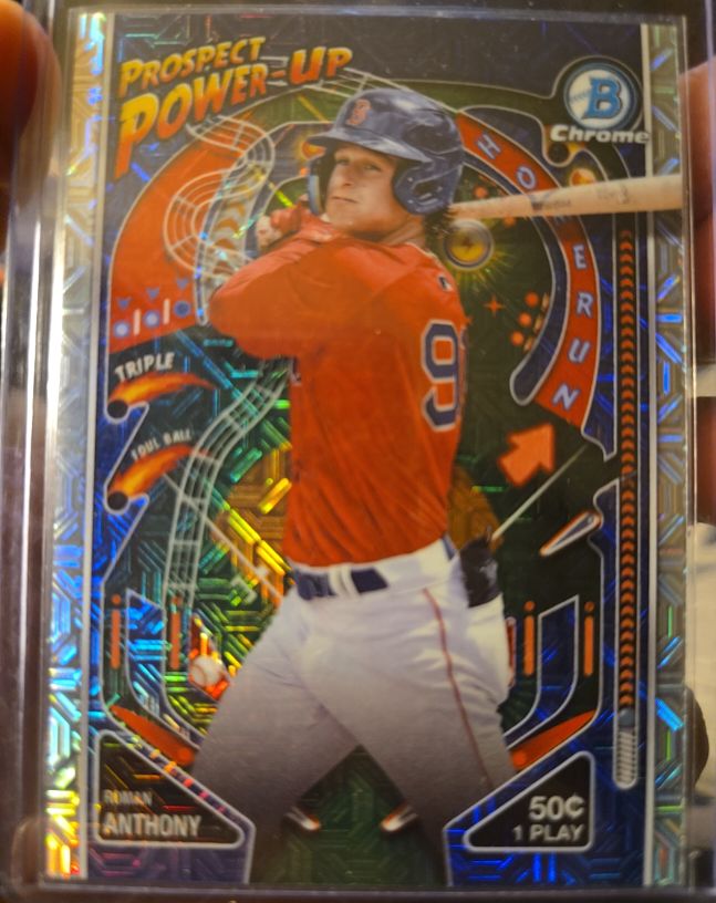 2022 Bowman Chrome Prospect Power-Up Roman Anthony — front