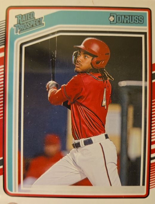 2022 Donruss Rated Prospect Baseball Card — front
