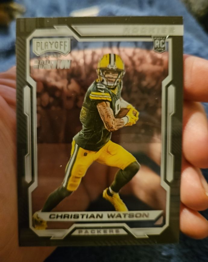 2022 Panini Playoff #199 Christian Watson — front