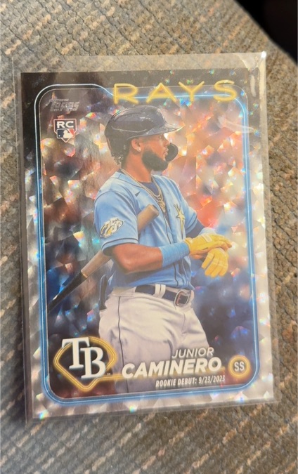 2023 Topps Rookie Debut Junior Caminero — front