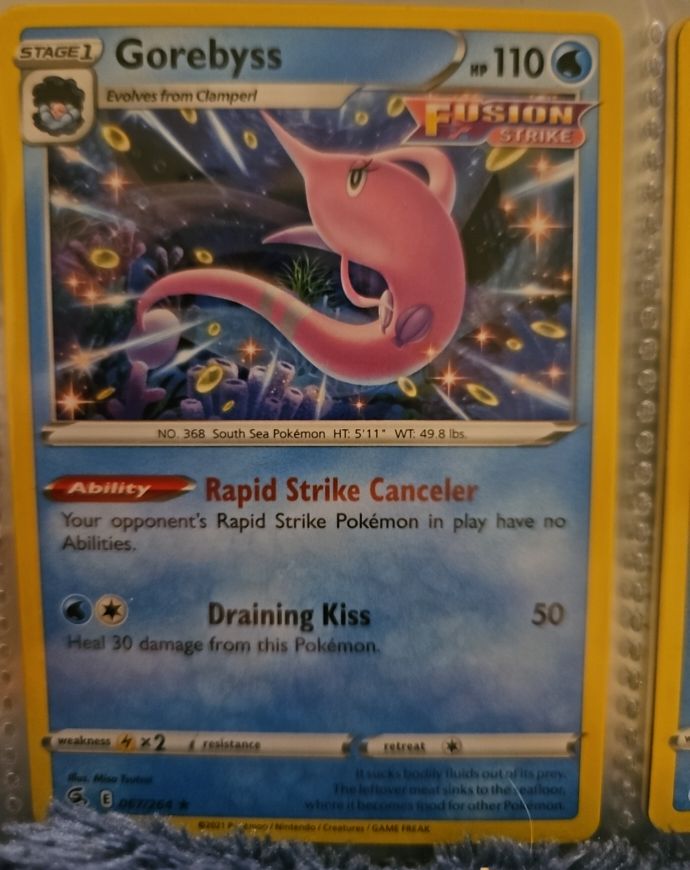 2021 Pokémon Fusion Strike #027 Gorebyss — front