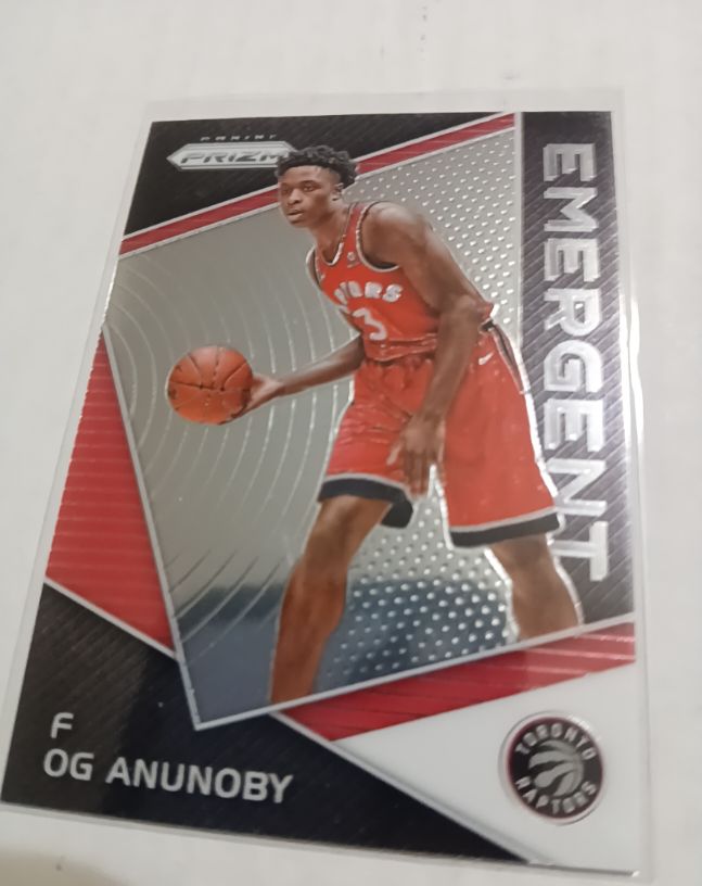 2020 Panini Prizm Emergent #OG Anunoby — front