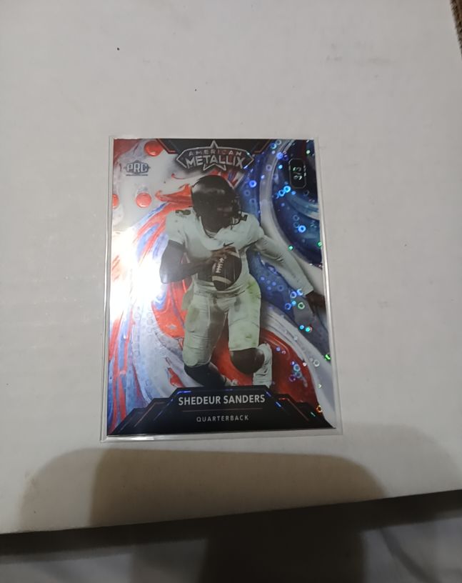 2022 Panini American Metalix #1 Shedeur Sanders — front