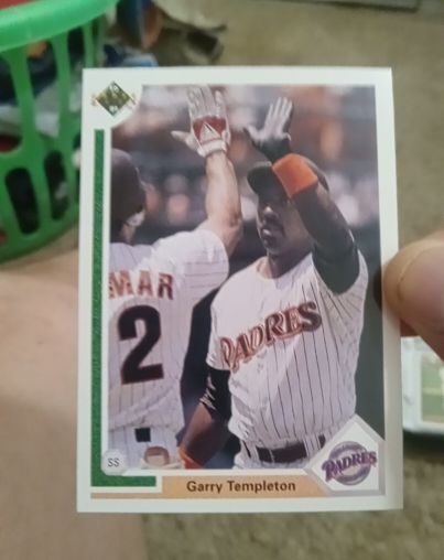 1991 Upper Deck #1 Garry Templeton — front