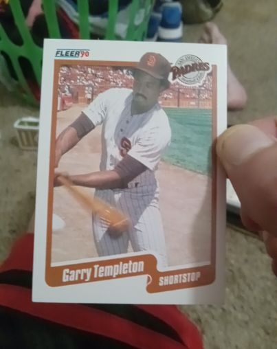 1990 Fleer #90 Garry Templeton — front