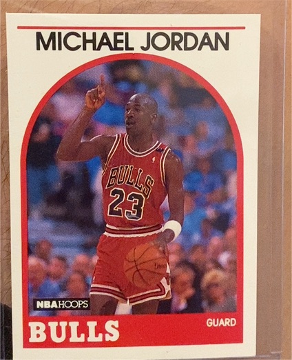 1990 NBA Hoops #23 Michael Jordan — front