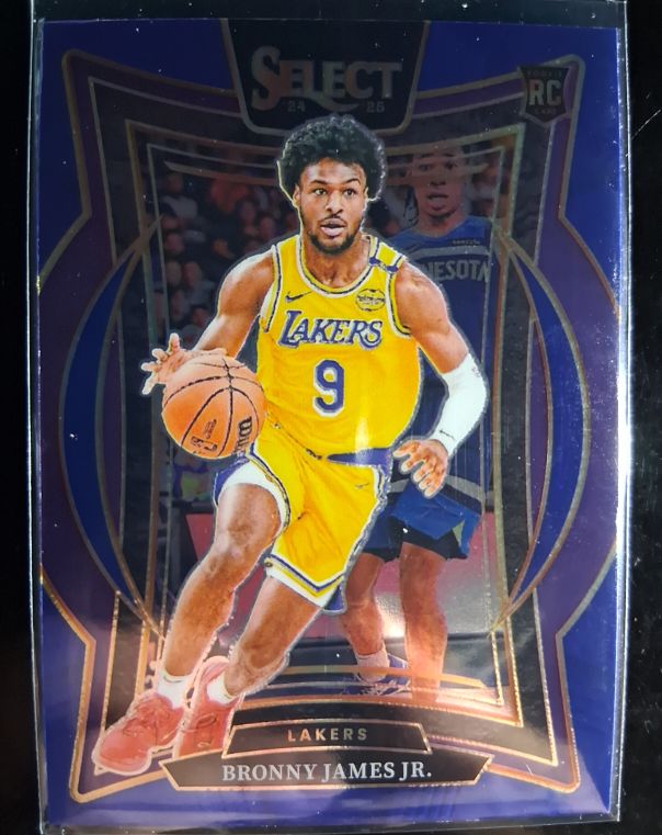 2024-25 Panini Select #90 Bronny James Jr. — front