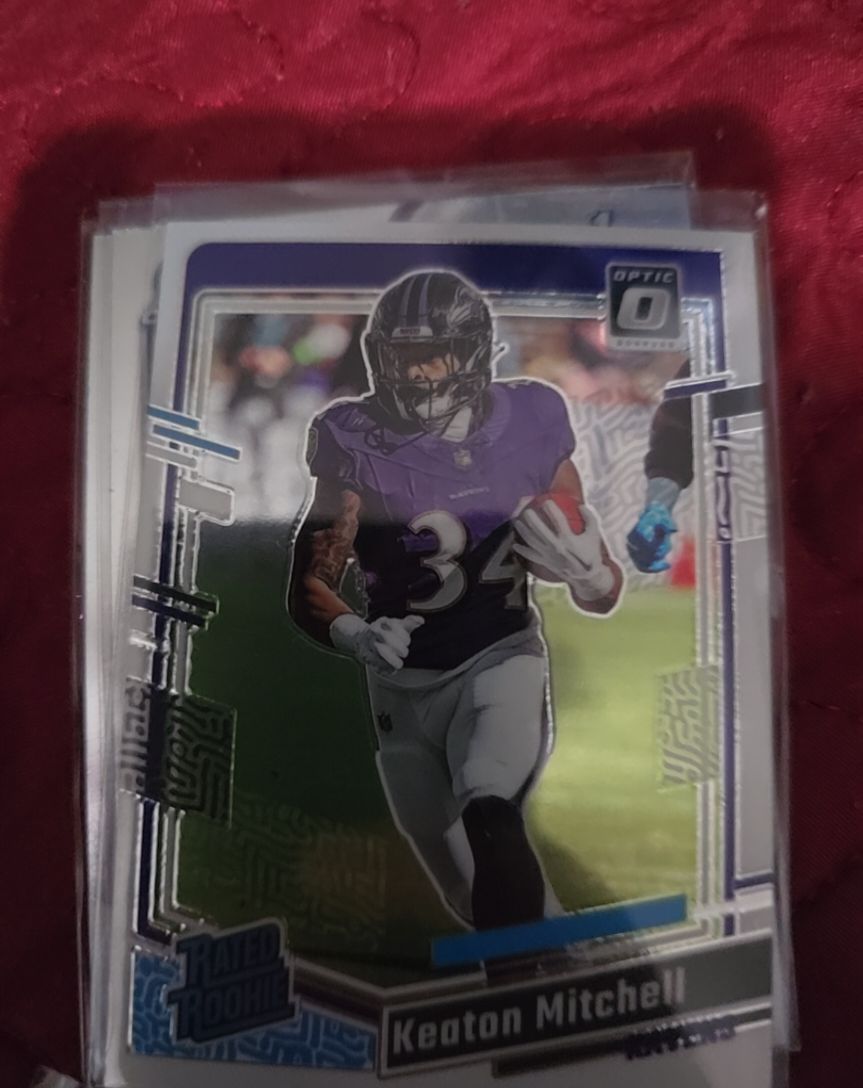 2023 Panini Donruss Optic #207 Keaton Mitchell — front