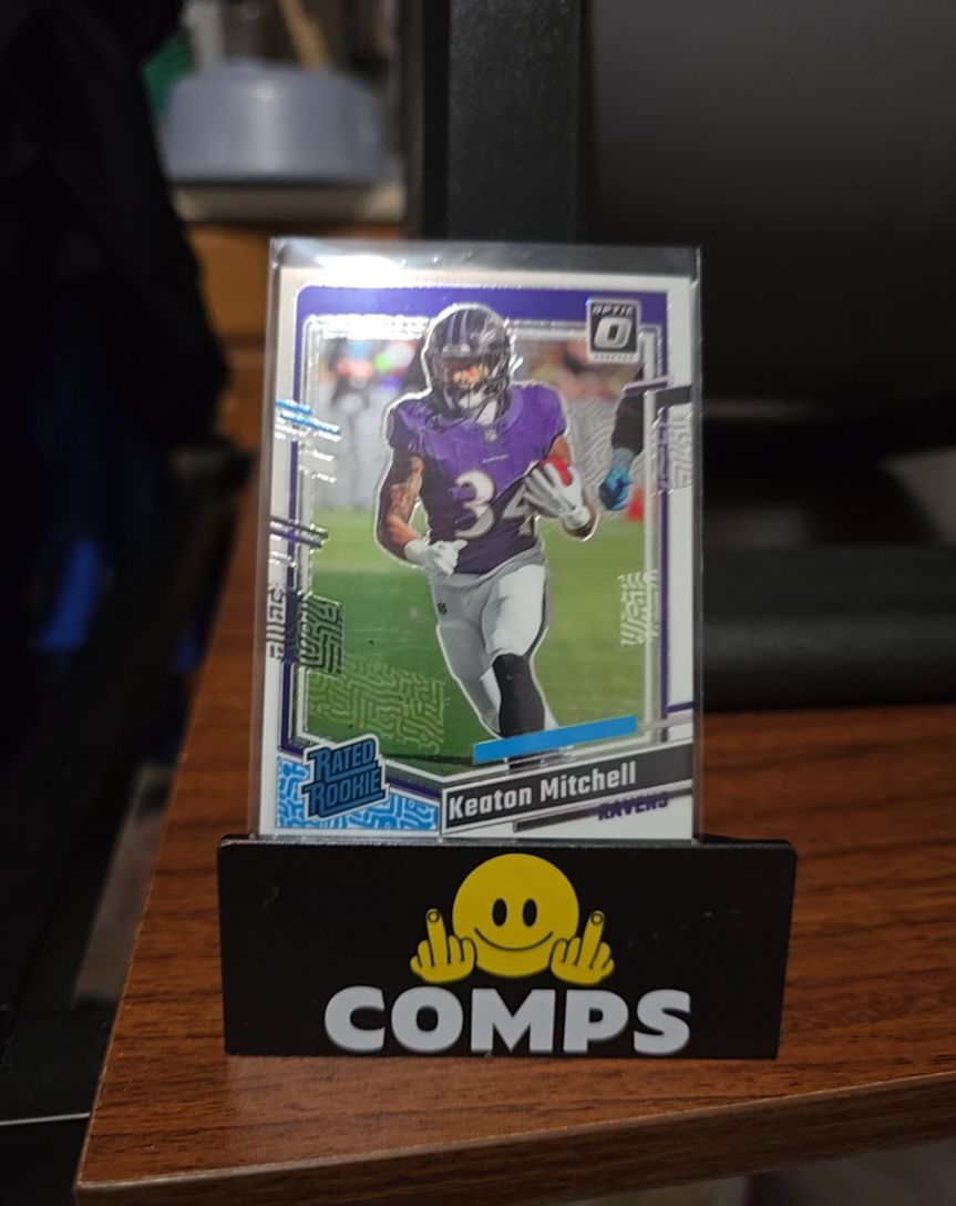 2023 Donruss Optic #261 Keaton Mitchell — front