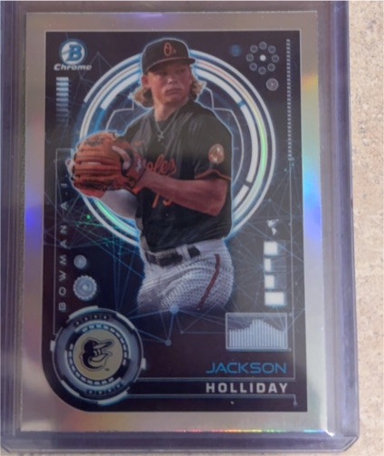 2024 Bowman Chrome #BAI-6 Jackson Holliday — front