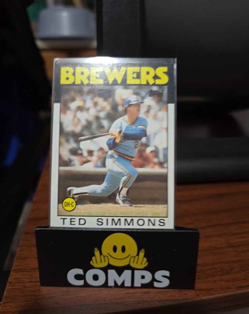 1986 Topps #237 Ted Simmons — front