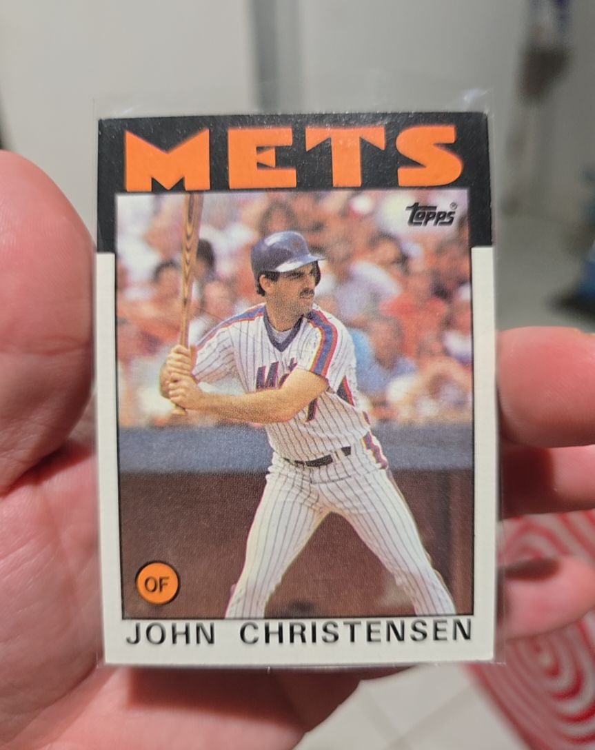 1986 Topps #287 John Christensen — front