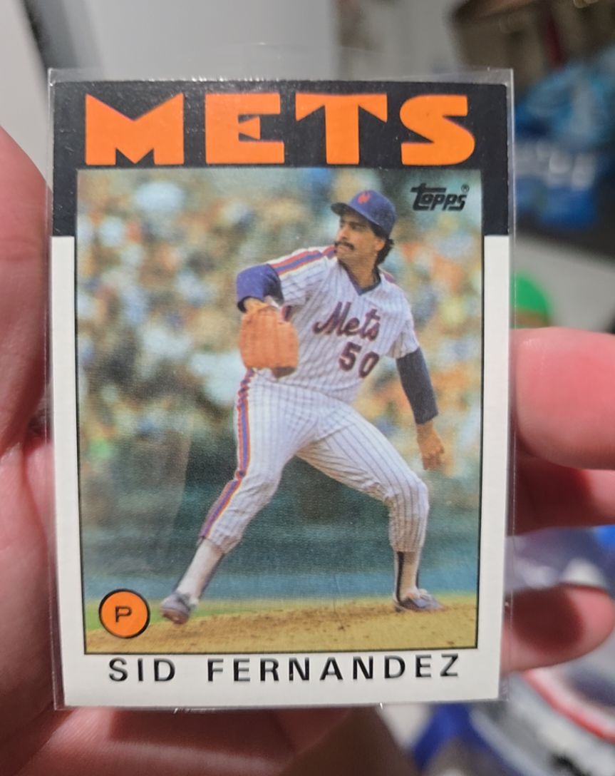 1986 Topps #104 Sid Fernandez — front
