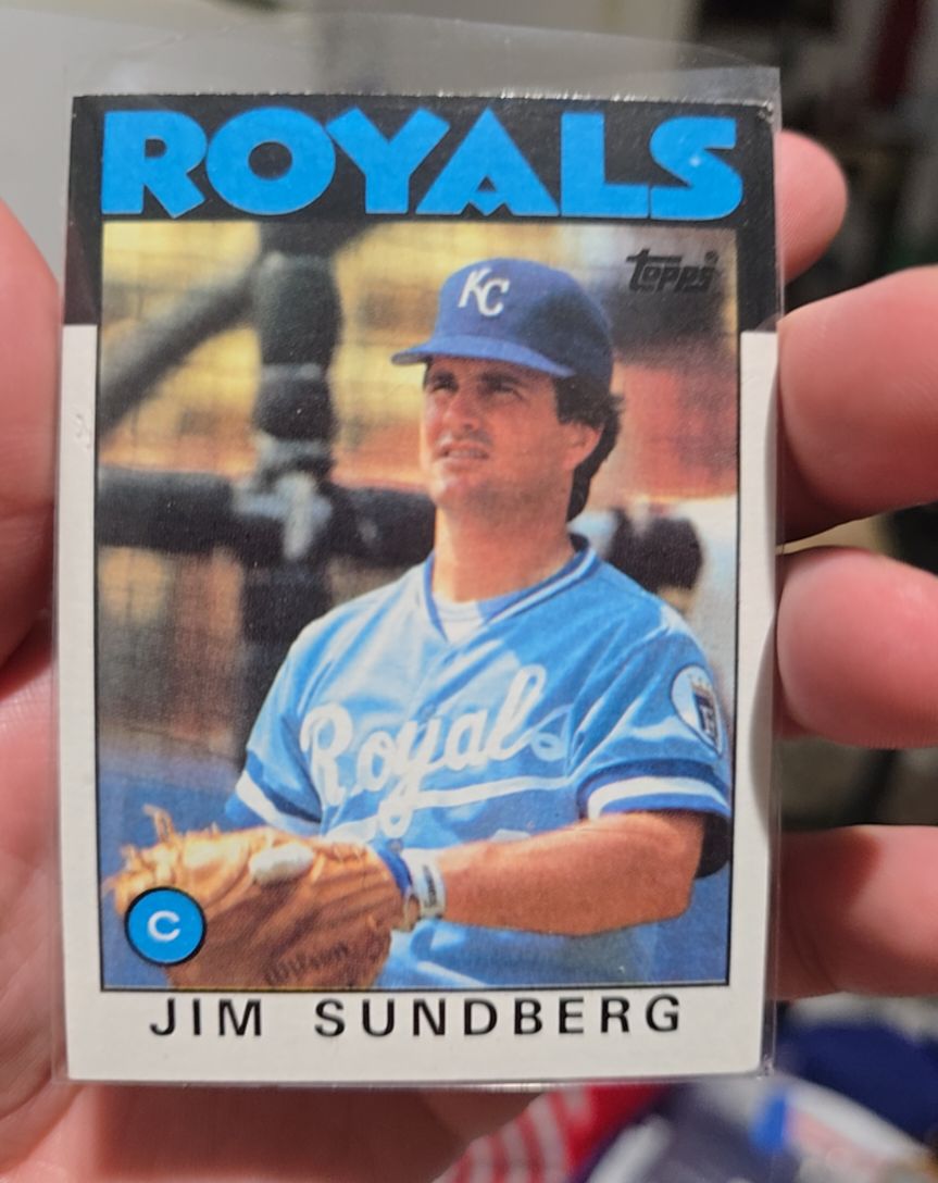 1986 Topps #245 Jim Sundberg — front