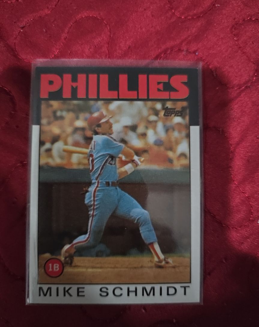 1986 Topps #200 Mike Schmidt — front