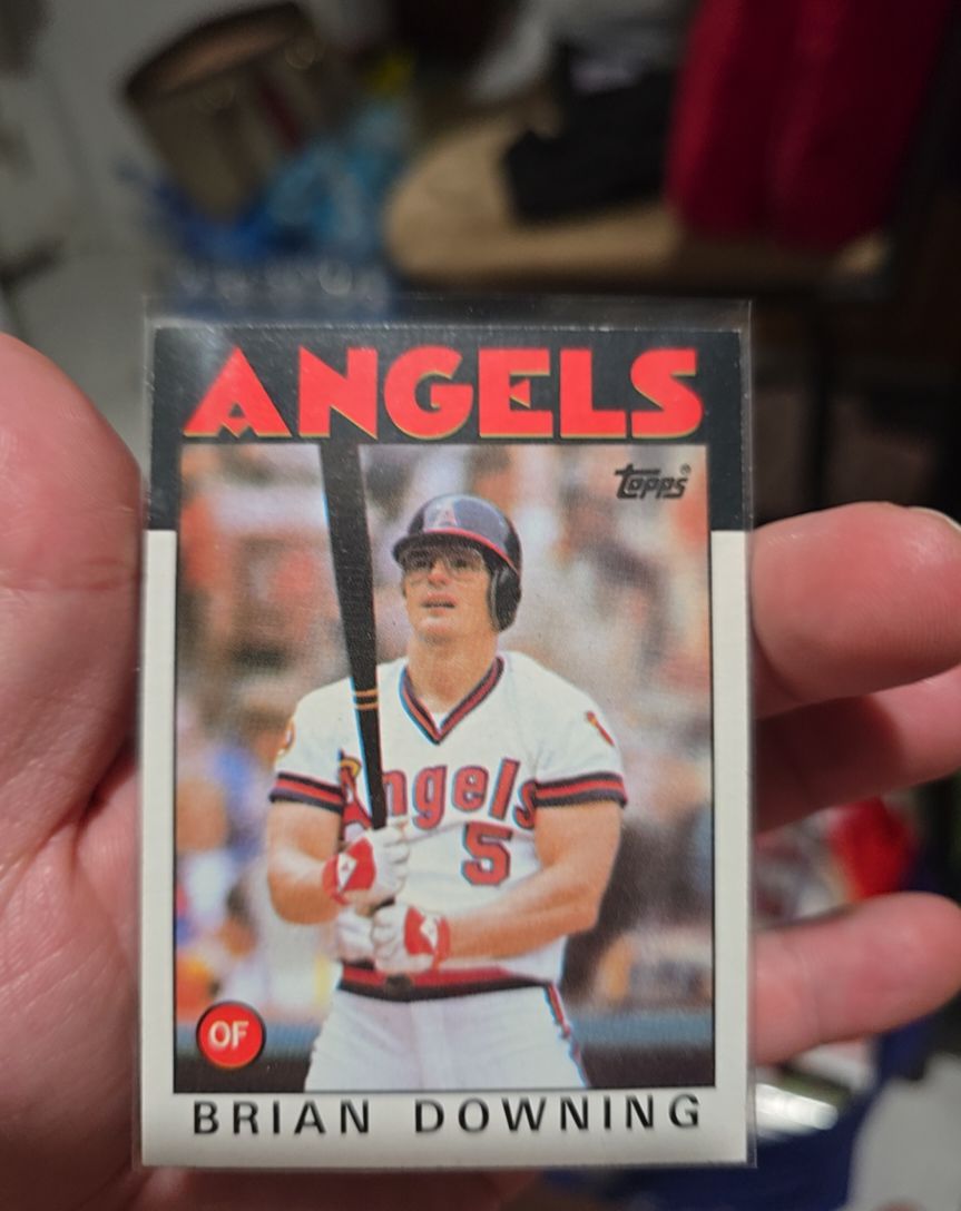 1986 Topps #772 Brian Downing — front