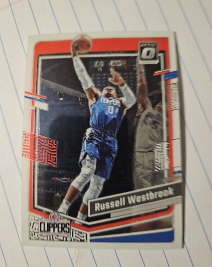 2023-24 Panini Donruss Optic #81 Russell Westbrook — front