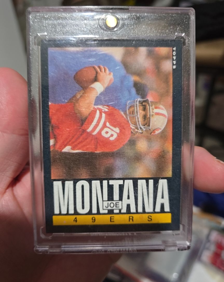1985 Topps #157 Joe Montana — front