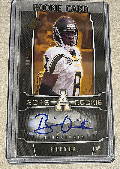2012 Upper Deck SPx #90 Brian Quick Rookie Card — front