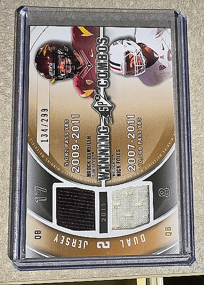2012 Upper Deck SPx Winning Combos #WM2-11 Brock Osweiler Nick Foles — front