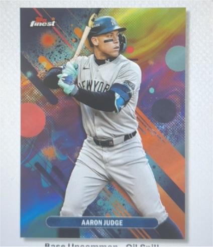 2024 Topps Finest #15 Aaron Judge — front