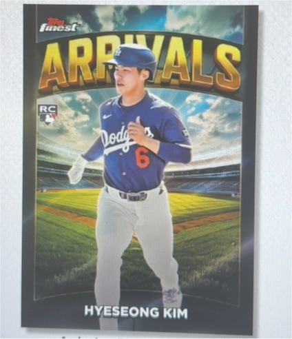 2024 Topps Finest Arrivals #A-6 Hyeseong Kim — front